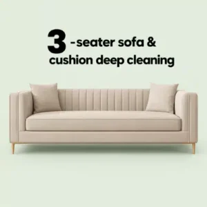 3 Seater Sofa & Cushions Deep Cleaning